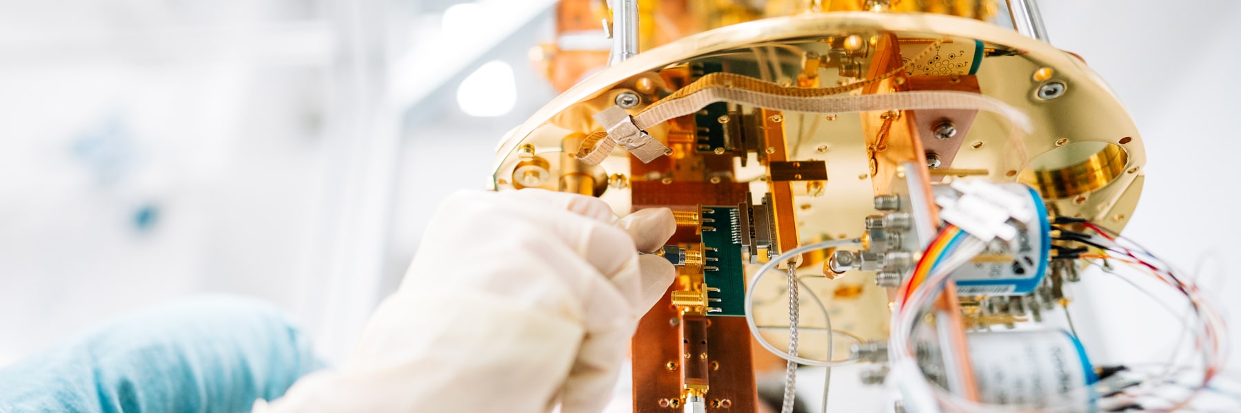 up close view of equipment used in core facilities